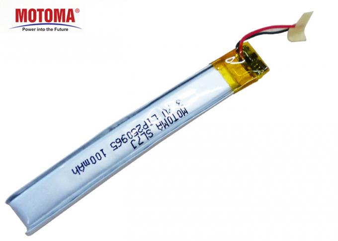 Изогнутые батареи Motoma, батарея лития 3.7V 100mah для умных стекел 0