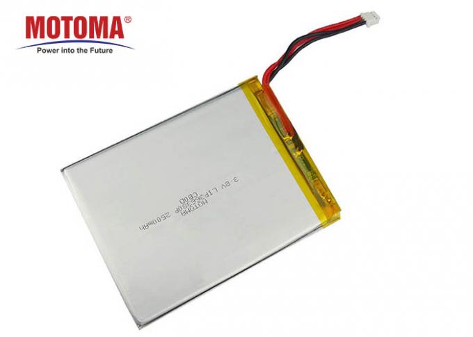 жизнь циклов батареи 500 2500mah 3,8 v Lipo для портативного принтера 0
