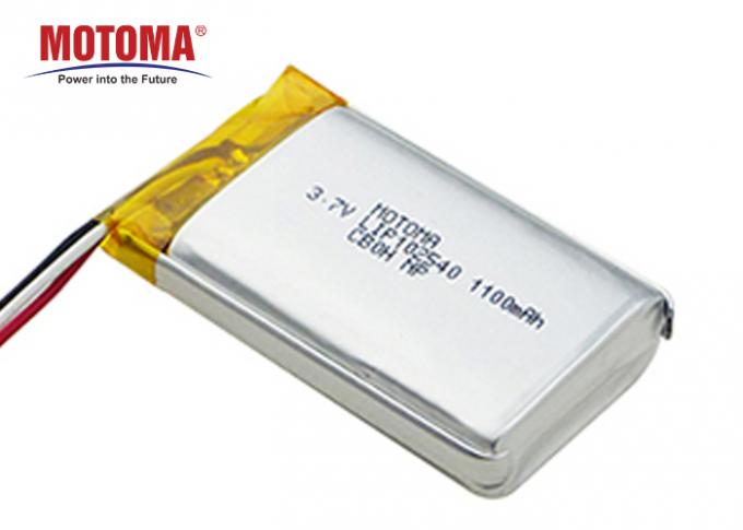 батареи 1100mah 3.7V Motoma, свет СИД батарея лития с PCM и соединитель 0
