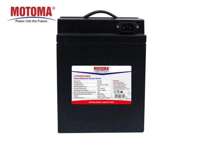 4000 раз батарея мотоцикла Lifepo4, батарея 48v 24ah фосфата лития 0