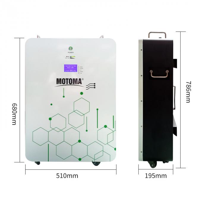 Блок батарей Bluetooth 48V 200Ah LiFePO4 для системы солнечной энергии 0