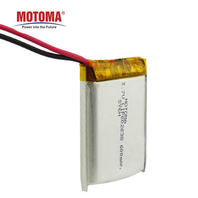 батарея игрушки 3.7v 600mAh перезаряжаемые с PCM и соединителем