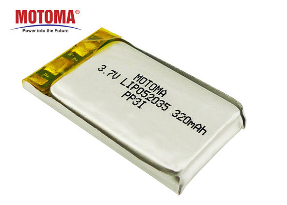 Жизнь цикла батареи шлемофона 3,7 v 320mah Li Po Bluetooth 500 раз