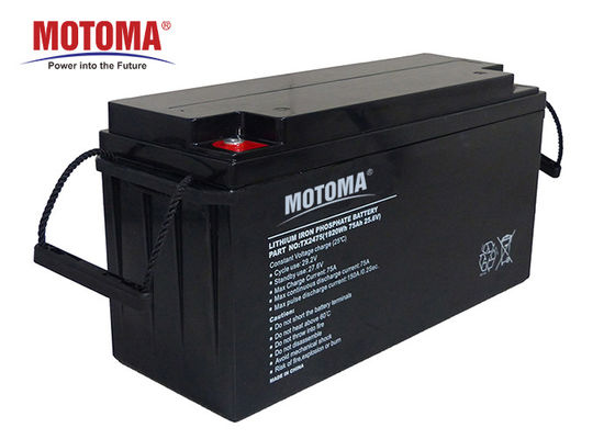 LiFePO4 Solar Power Lithium Battery 25.6V 75Ah With High Energy Density