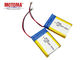 батареи 350mah Motoma, батарея 3,7 v полимера Li для шлемофона
